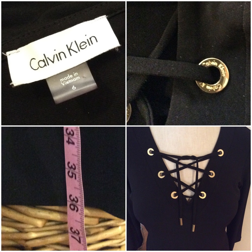 🌹Calvin Klein Black Dress🌹 - Picture 2 of 2