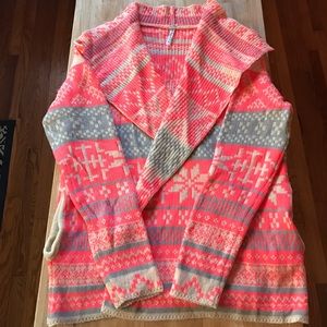 Bright pink festive sweater