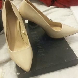 Nude high heels