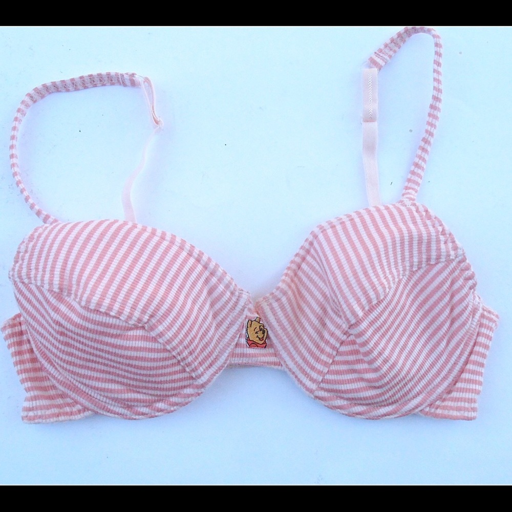 Super Kawaii Pink Candy - Striped Bra
