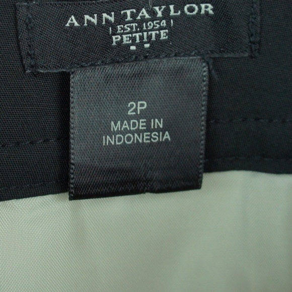 SOLD --- ANN TAYLOR Black & Khaki Pencil Skirt - Picture 3 of 3
