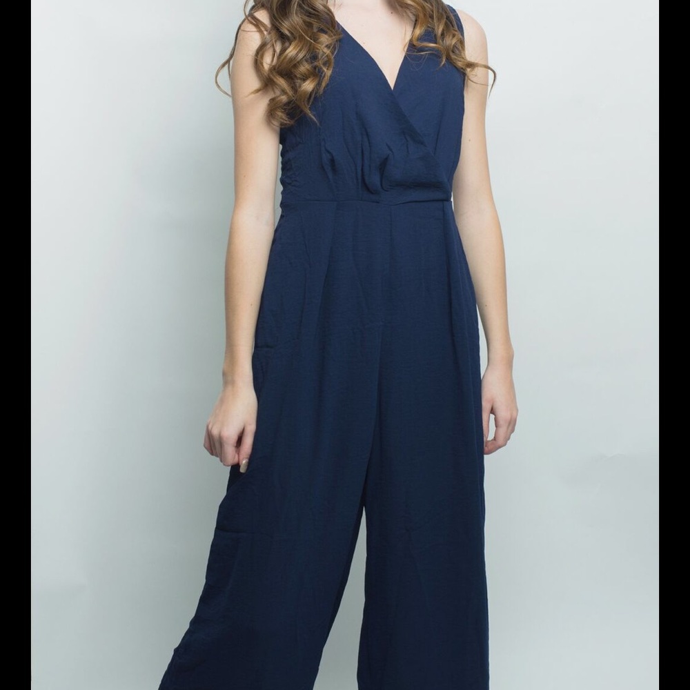 Navy Blue Jumpsuit