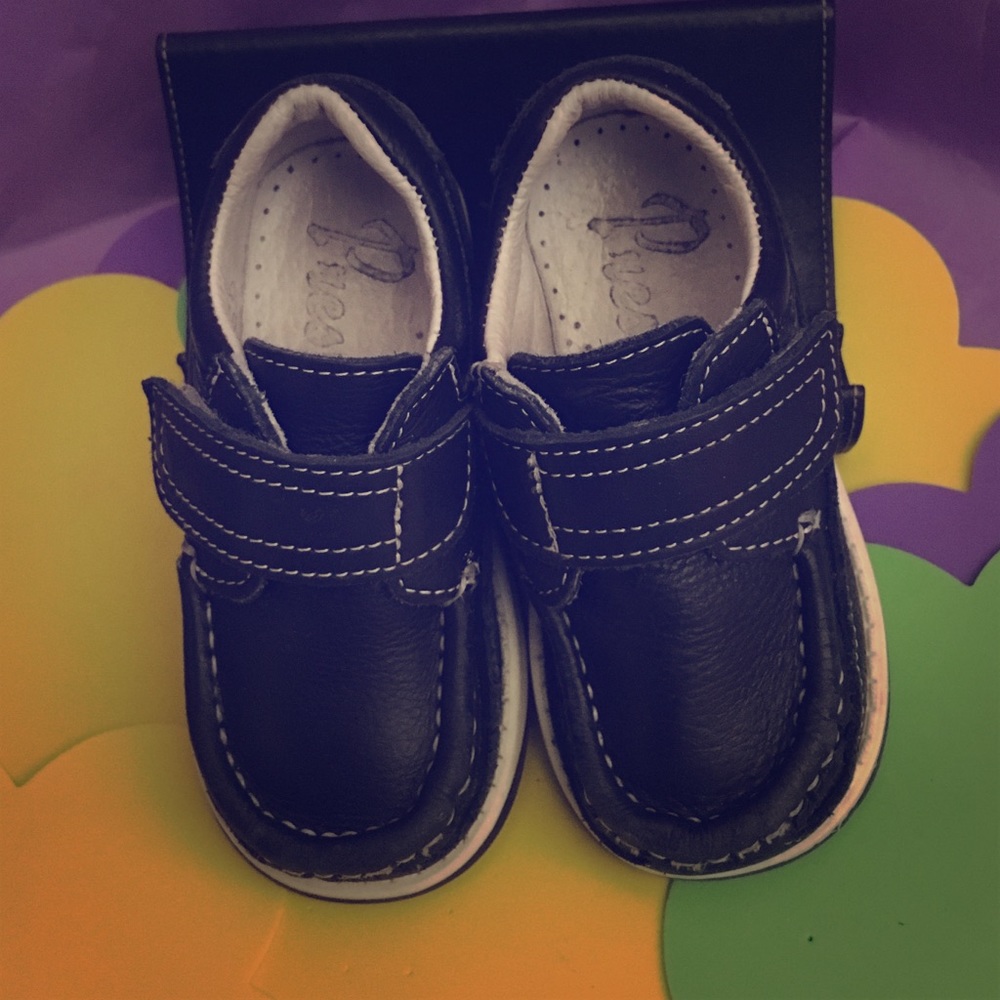 Made in Portugal toddler boys navy blue shoes