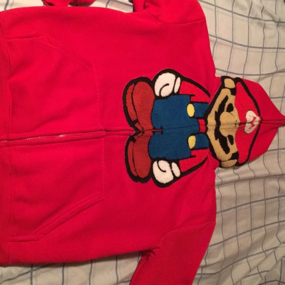 Vintage BAPE!  Baby milo x Mario !