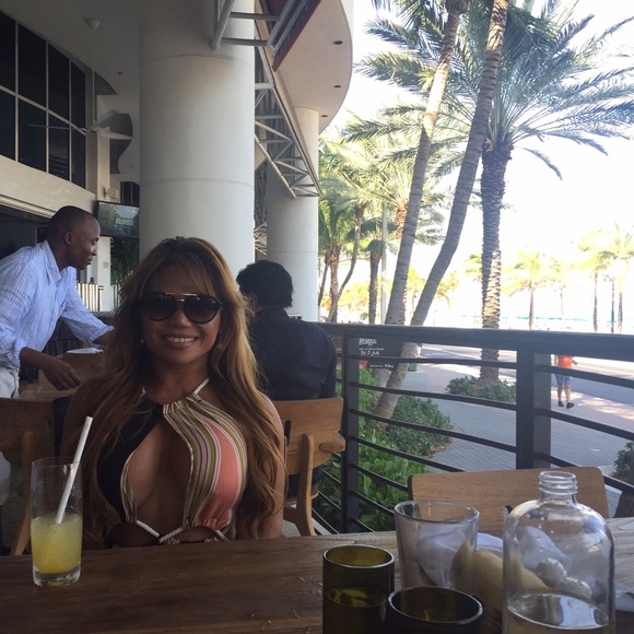 🚫SOLD🚫 Boho Maxi Dress With Double High Slits - Picture 6 of 7