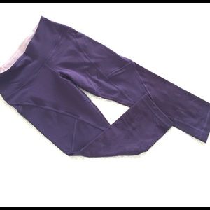 lululemon athletica Wunder Under Crops in Plum