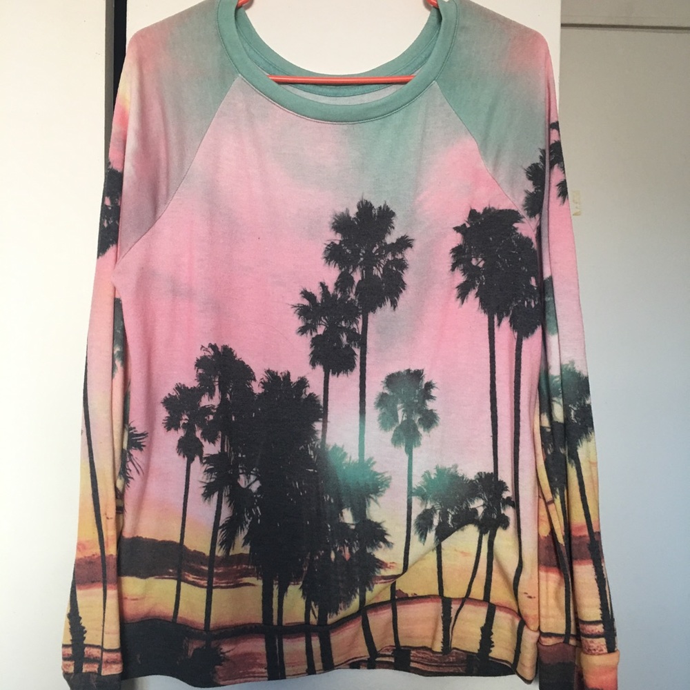 Palm Tree Sweater