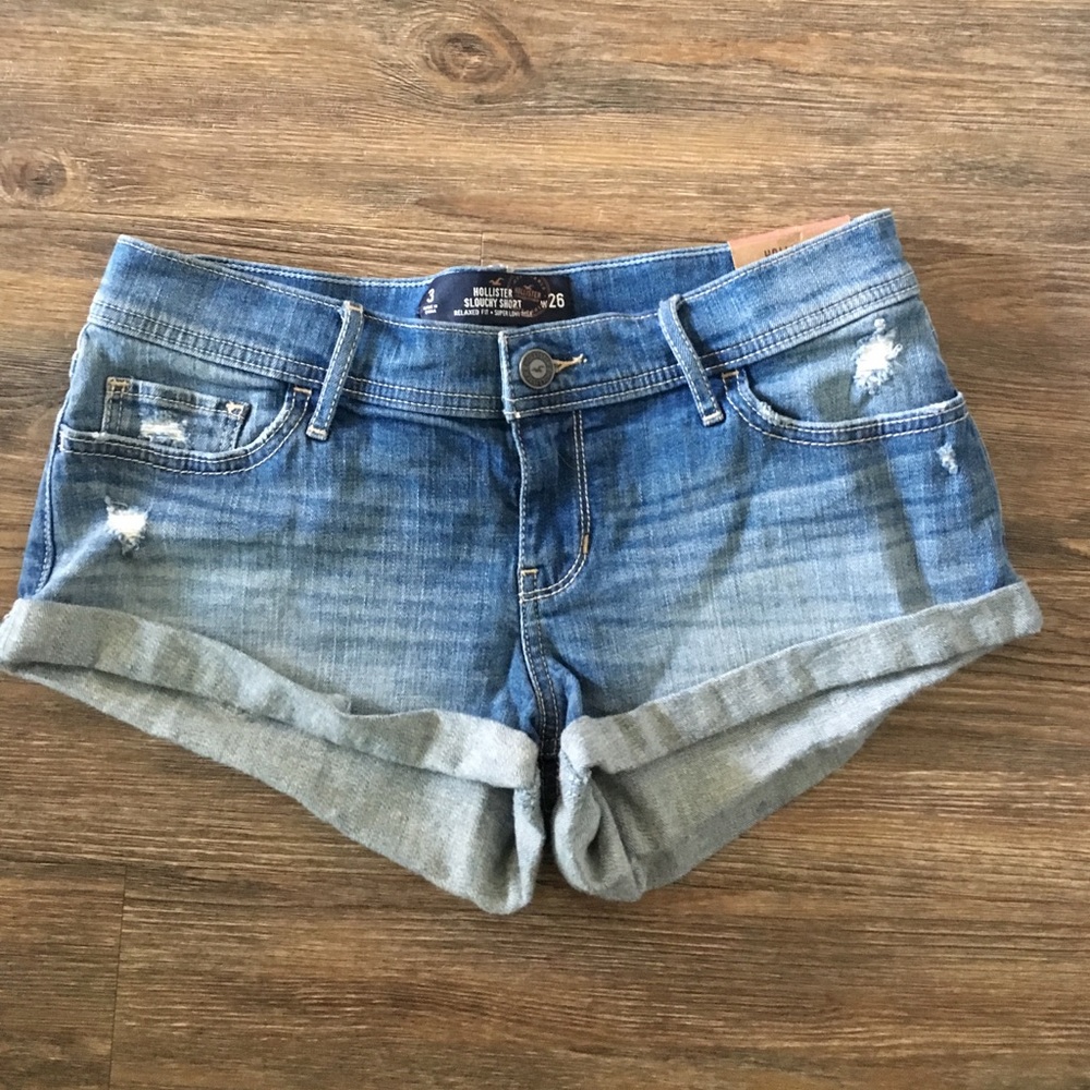 Hollister denim shorts