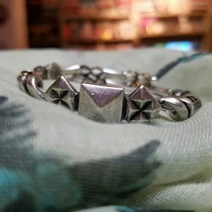 Silver Stargazer Wrap Bracelet