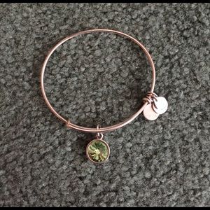 August birthstone alex and ani bracelet