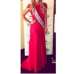 MUST SELL!!! Red Floor Length Gown