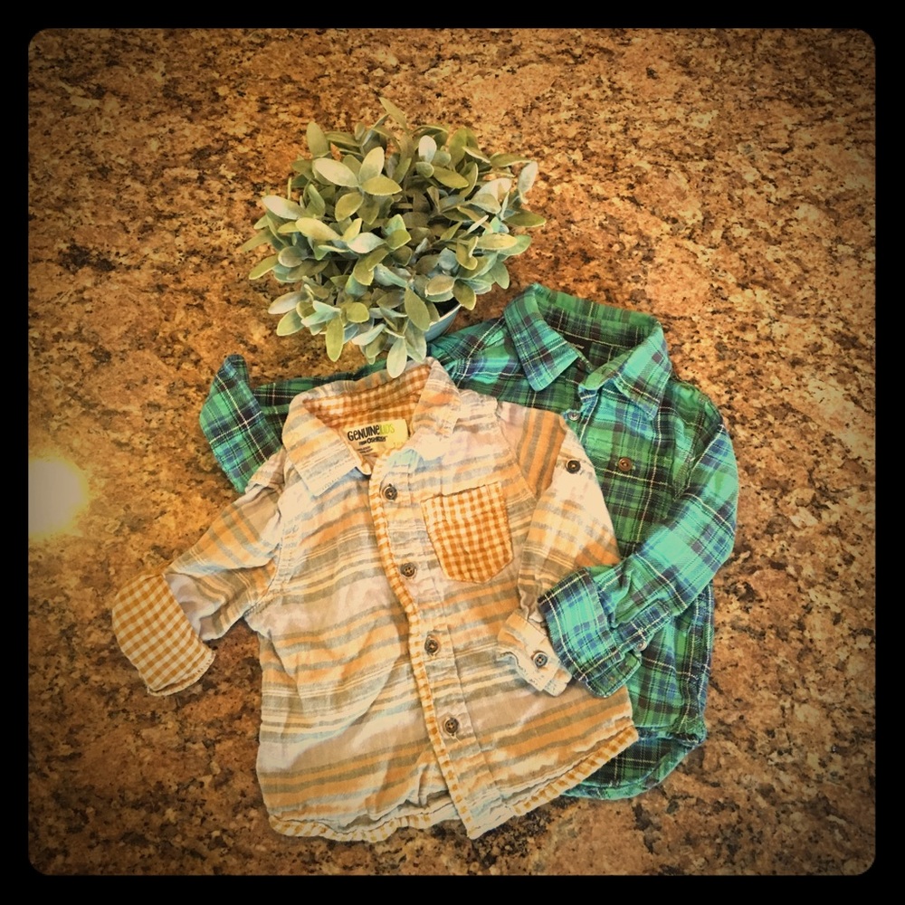 Boys flannel bundle 18-24 months.