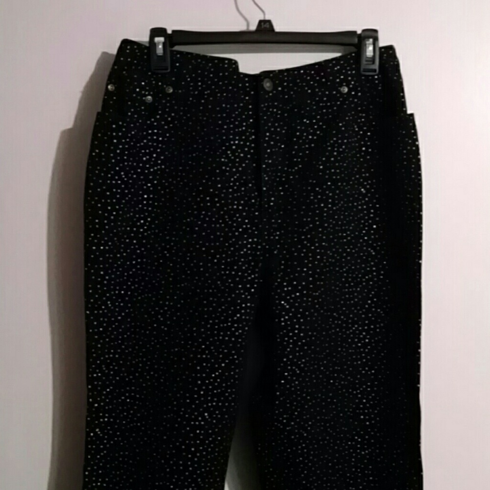 Silver dot jeans