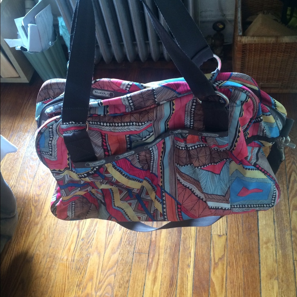 Lesportsac weekender bag colorful and useful