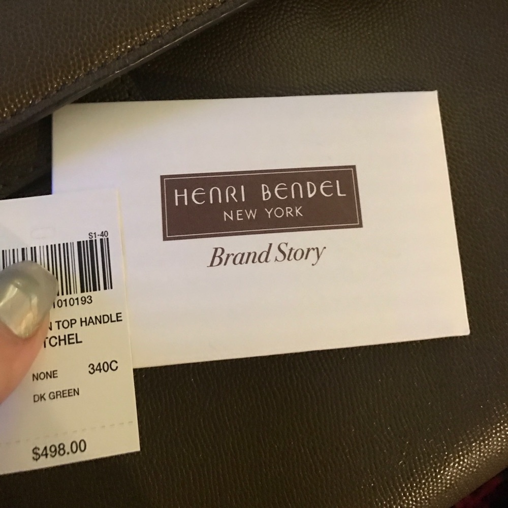 Henri Bendel Uptown Satchel BRAND NEW - Picture 4 of 4