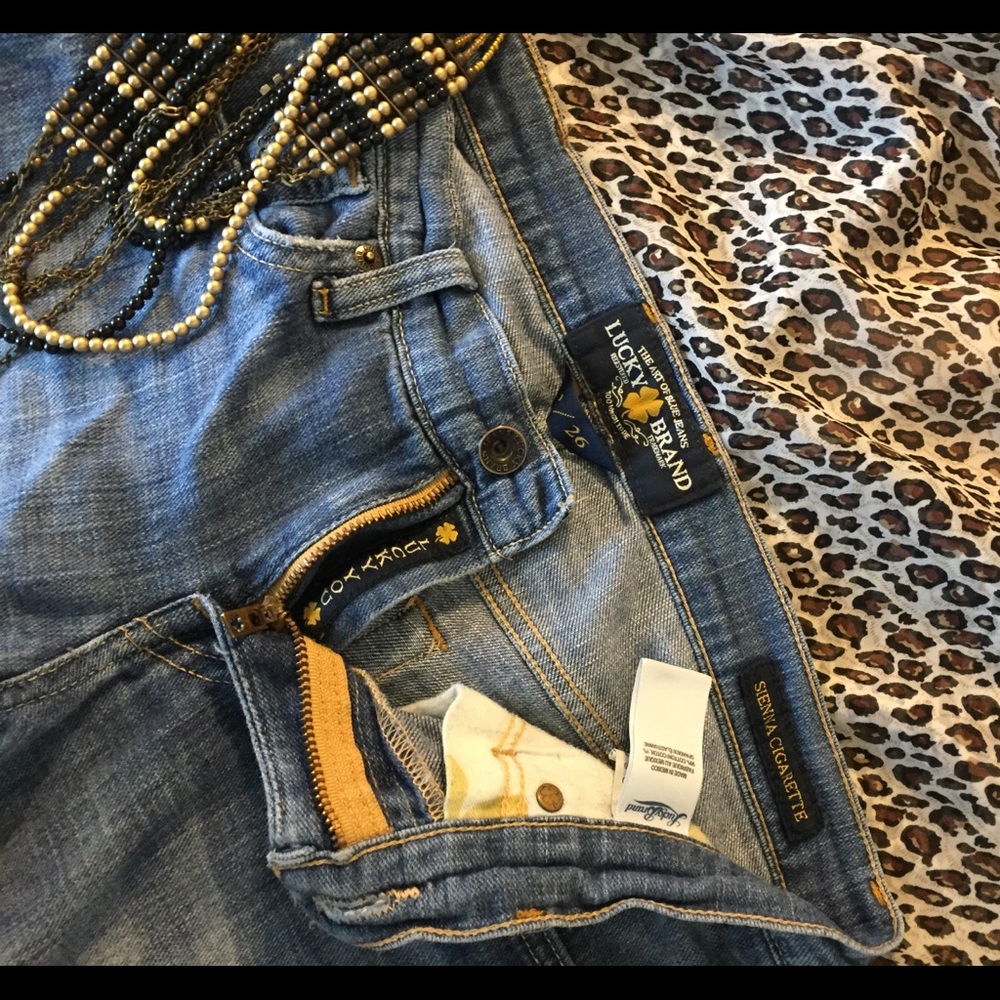 LUCKY BRAND SIENNA CIGARETTE 2/26 jeans