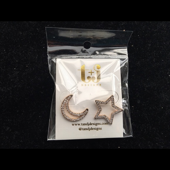 T&J Designs Jewelry - 🎉SALE🎉 Star and Moon Earrings