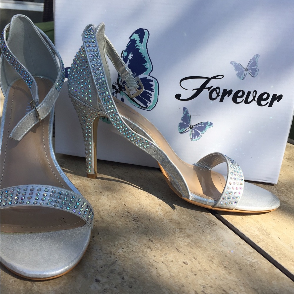 Silver Formal "Forever" Heels