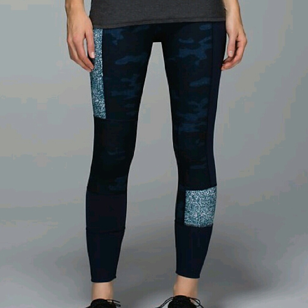 RARE Lululemon sashiko wunder under Camo & pebbles - Picture 1 of 3