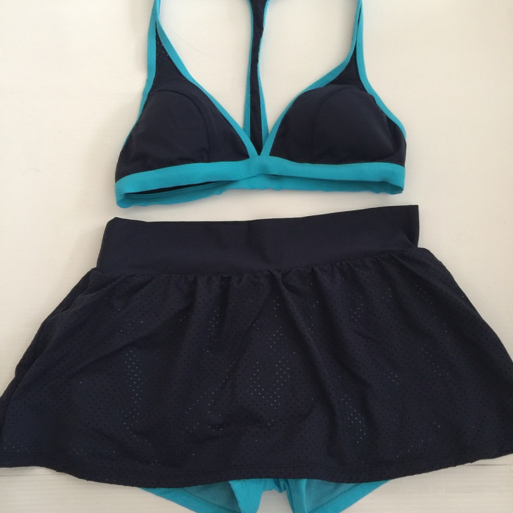 Gorgeous Laser racer t line top bathing suit