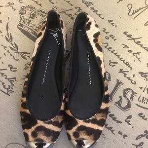 Giuseppe Zanotti Phony Skin Flats