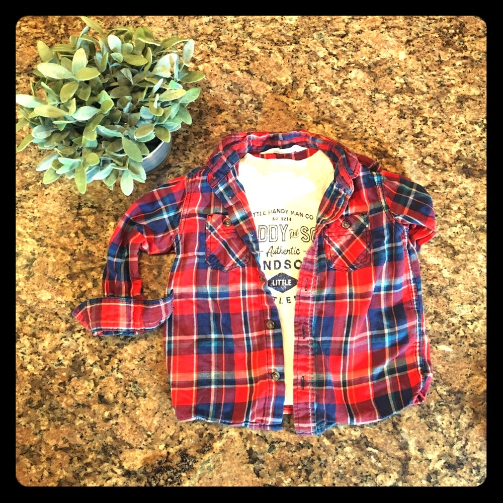 Cute shirt bundle.  18m