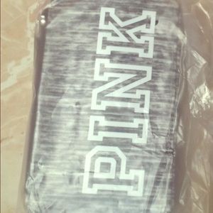 VS PINK ID Holder in Heather Gray