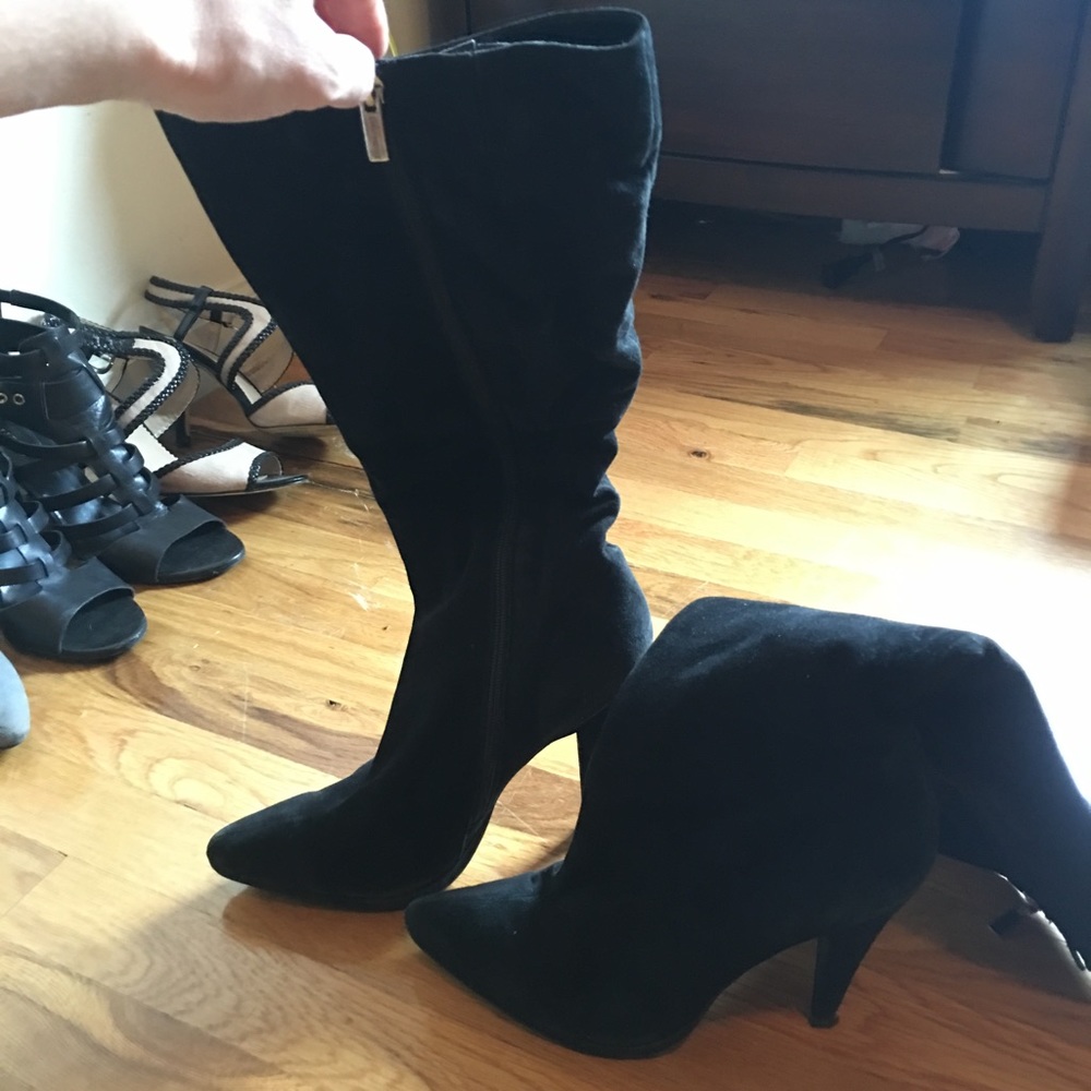 Knee High Black Suede Colin Stuart Boots