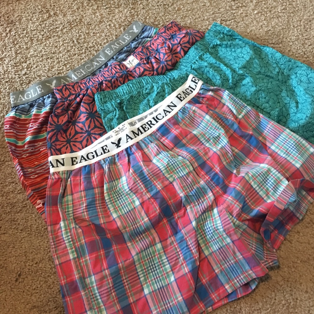 AE boxers used as pajama shorts