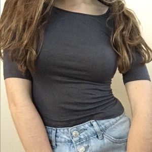 3 quarter length sleeved shirt