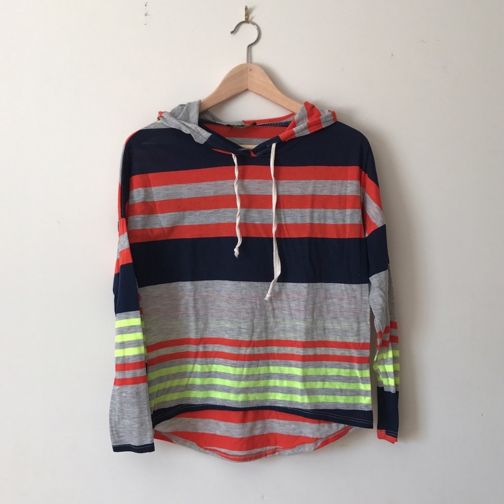 Striped Thin Hoodie