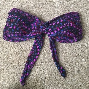 strapless bathing suit top, mermaid style size s