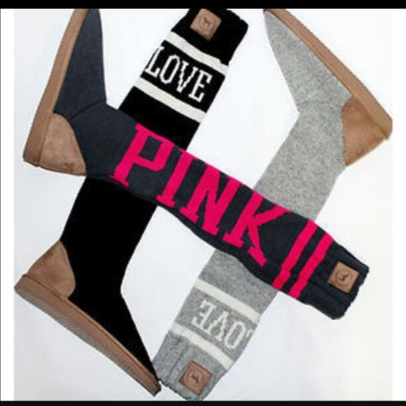 PINK Victoria's Secret Shoes - Victoria's Secret VS PINK MukLuks Boot Slippers