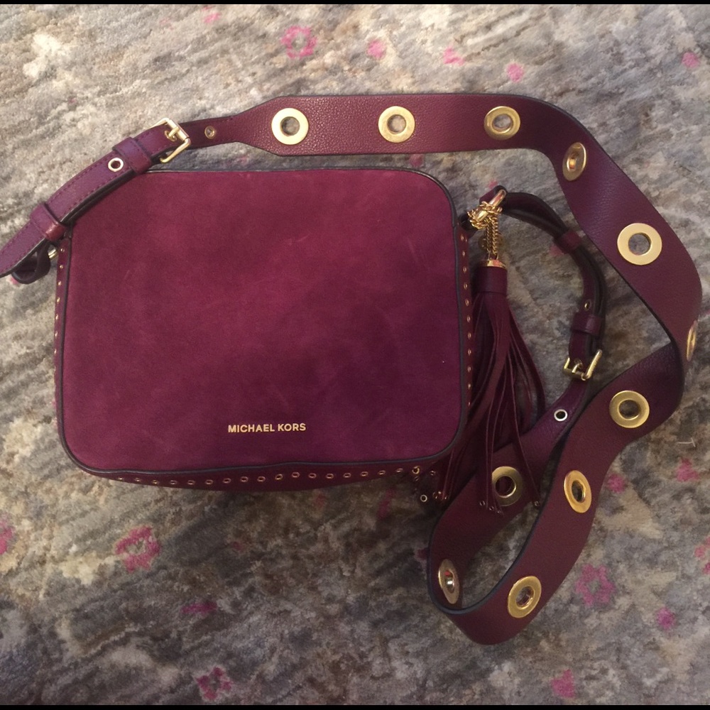 Michael Kors suede crossbody