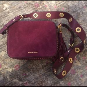 Michael Kors suede crossbody