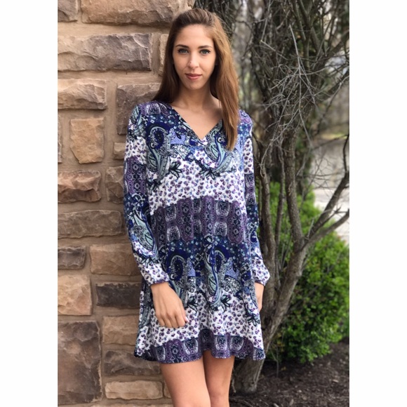 🌸Vintage Print Floral Slip Dress - Picture 2 of 4