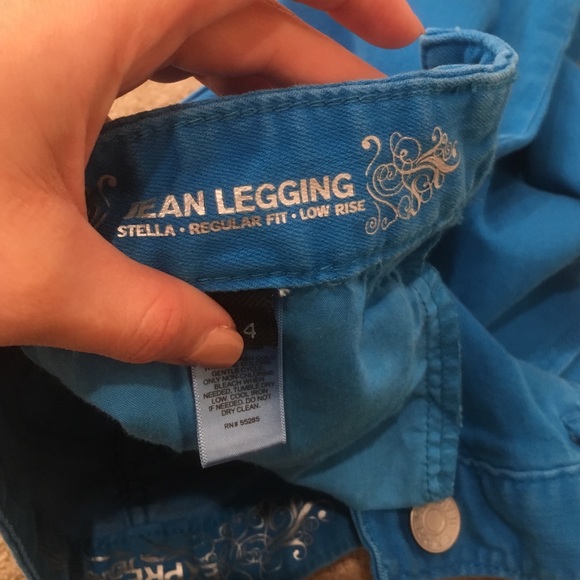 Express teal jeggings - Picture 3 of 3