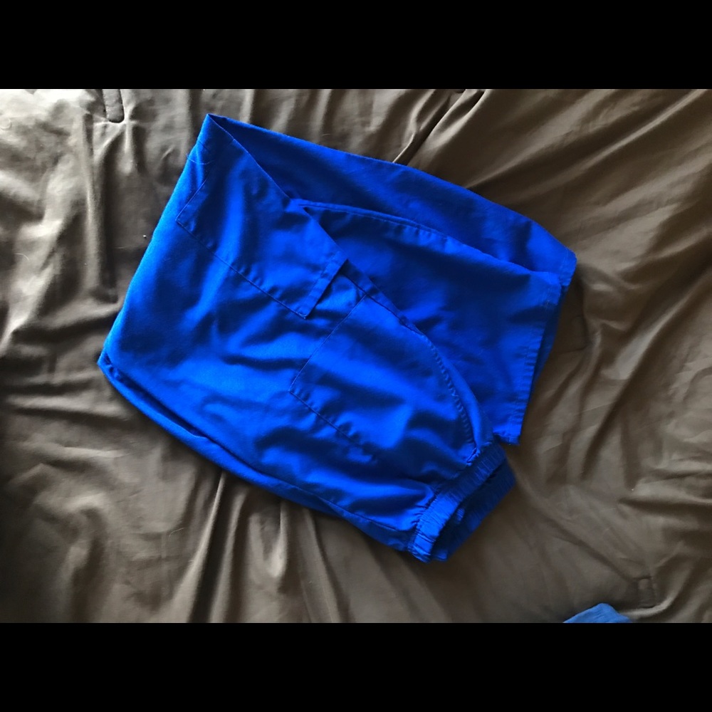 Scrub pants.