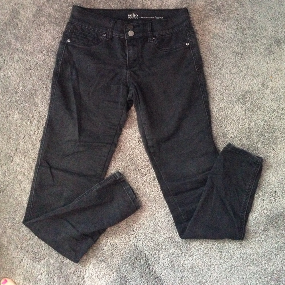 New York and Co. soho faded black jeans