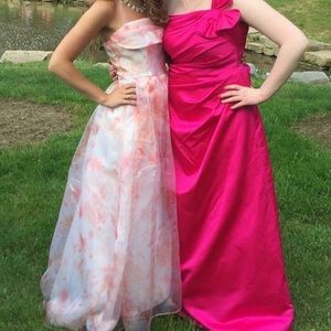 B Darlin floral prom dress