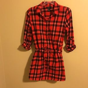 Plaid Tunic/Dress(can be worn either way)
