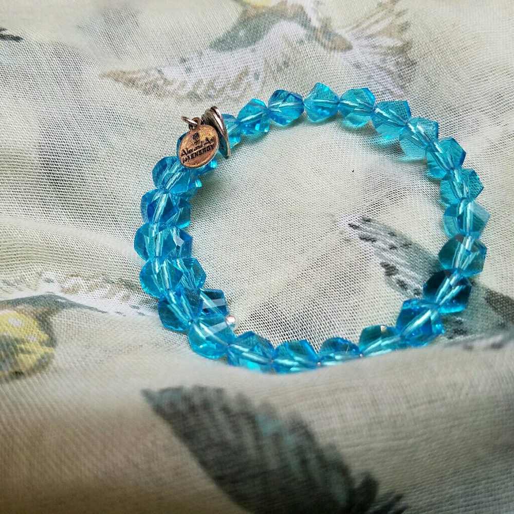 Blue wrap bracelet
