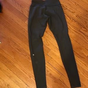 lululemon wunder under full pants dark green