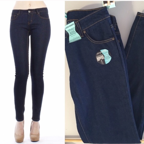 Dark Denim Skinny Jeans - Picture 2 of 6