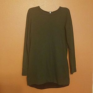 Hunter green sweater dress