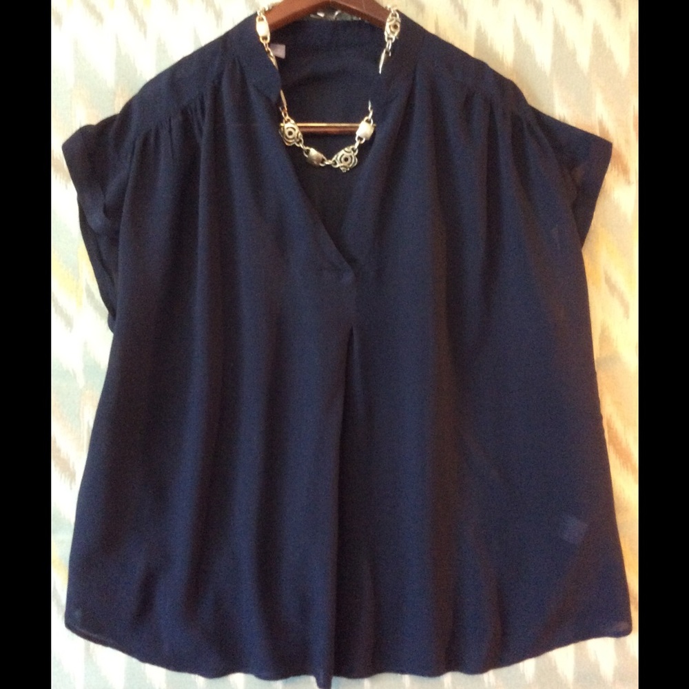 Navy Blouse