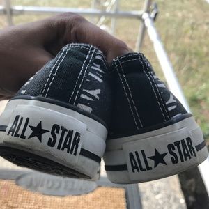 Black and White Converse
