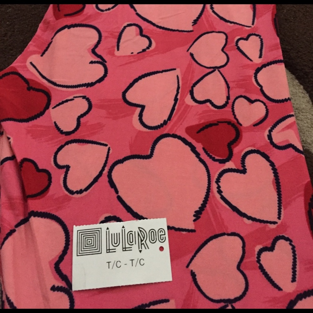 BNWT! 💘🦄LuLaRoe Heart Leggings! Tc