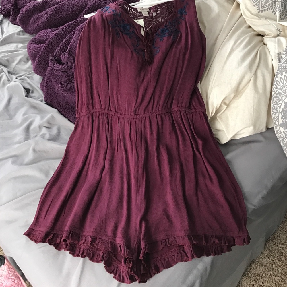 NWT maroon romper