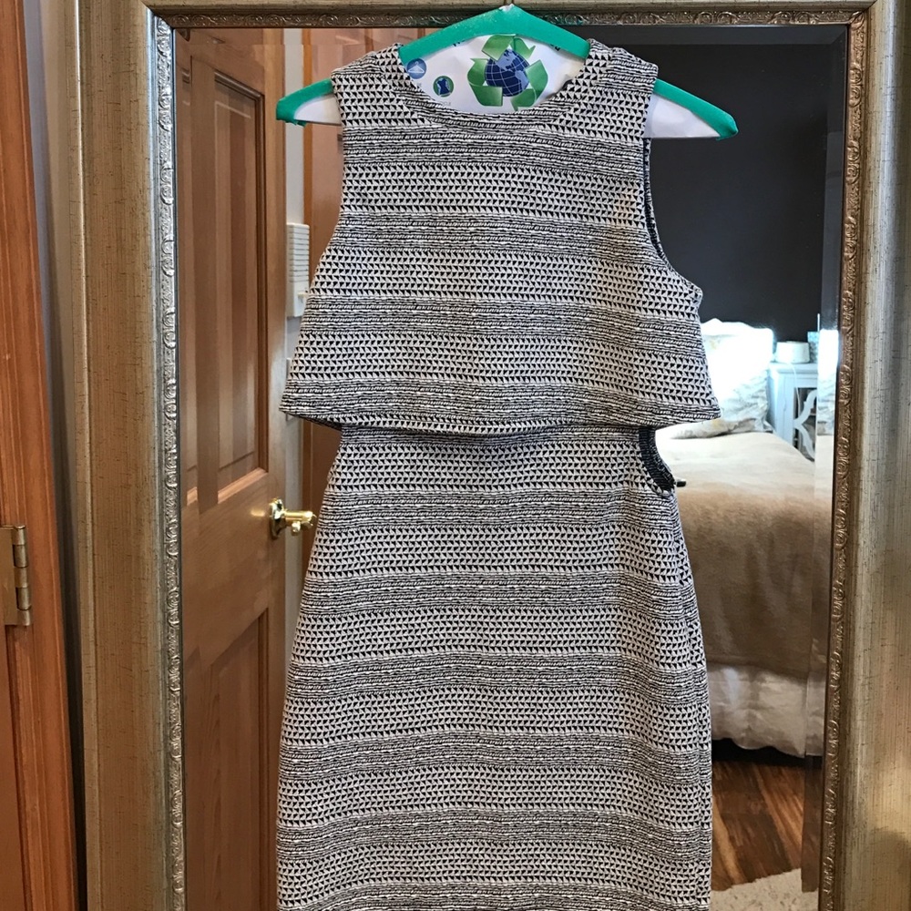 Aqua knit dress